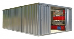 3 dobbelt materialecontainer